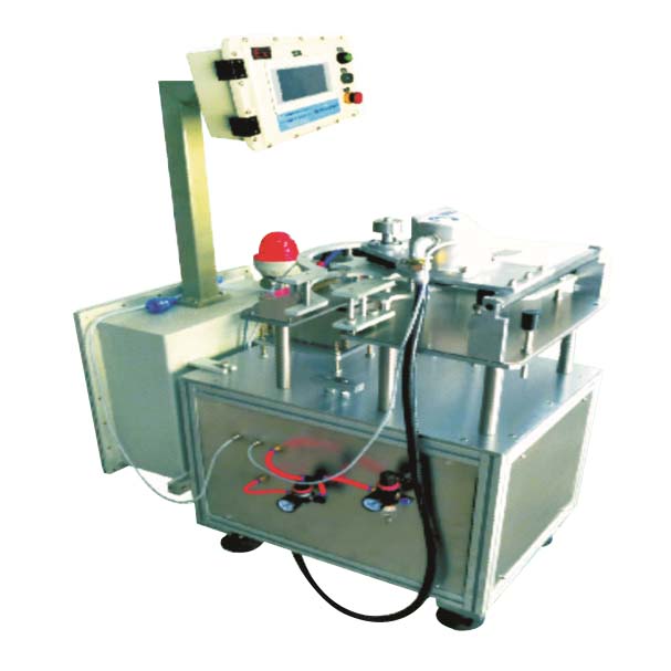 Máquina automática de control de peso de productos en aerosol